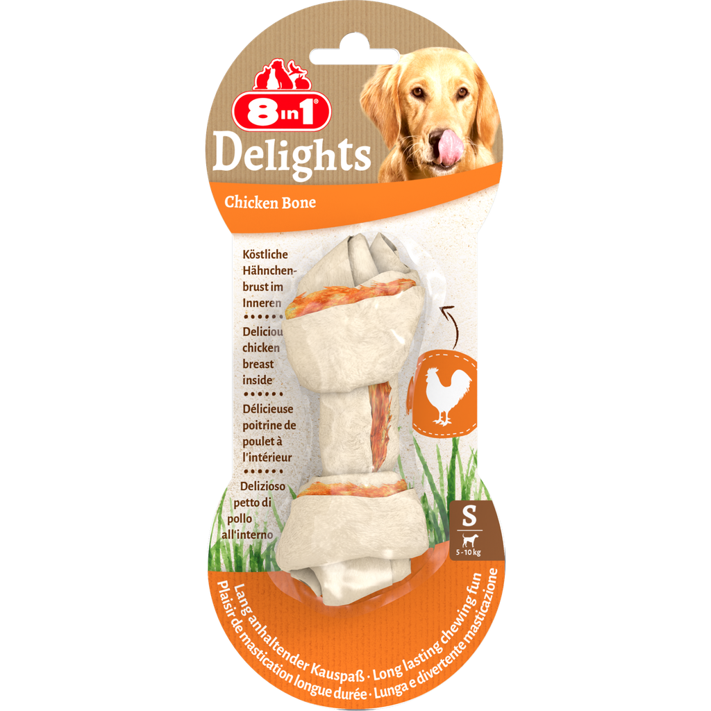8in1 Delights Chicken Bones S 35gm