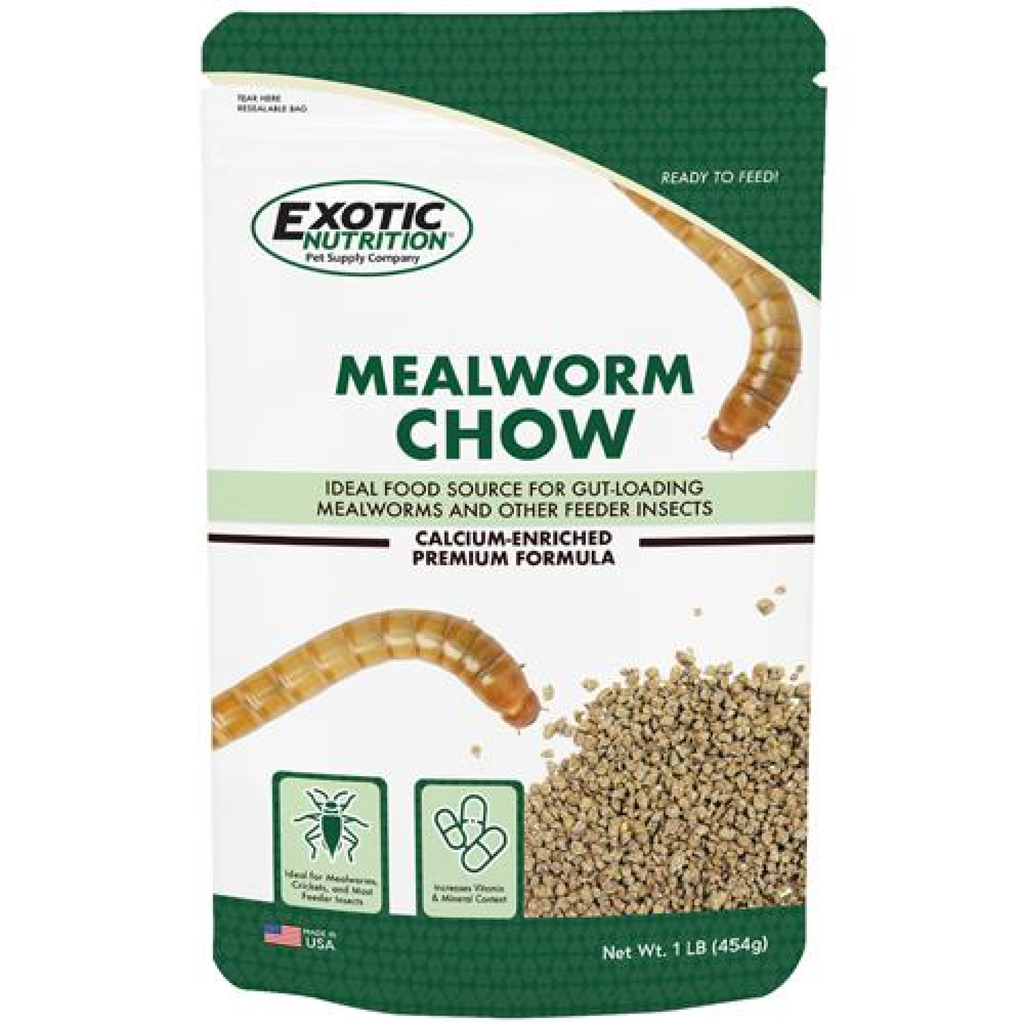 Exotic Nutrition Mealworm Chow 1 lb (454 g)