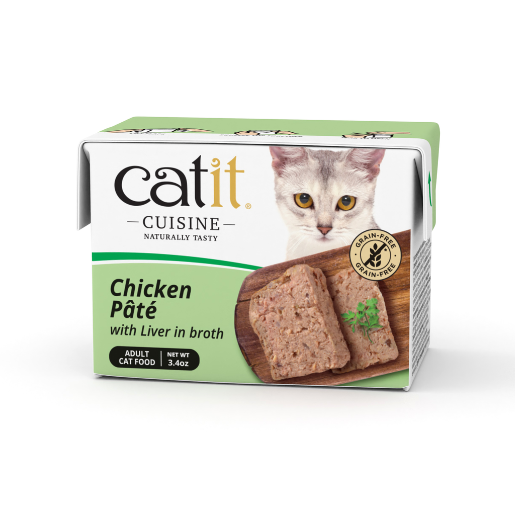 CatIt Cuisine Chicken Pate with Liver, 95 g Tetra, 12pcs/box
