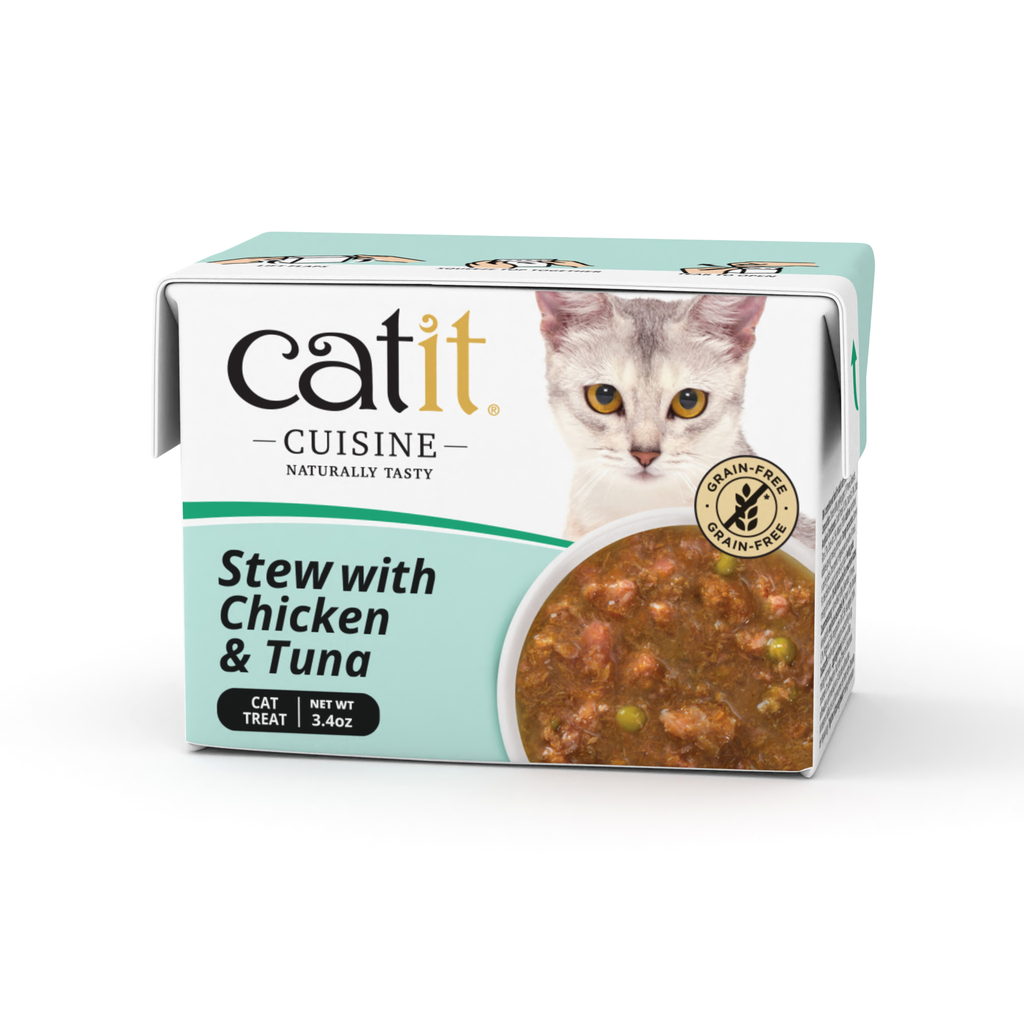 CatIt Cuisine Chicken Stew with Tuna, 95 g Tetra, 12pcs/box