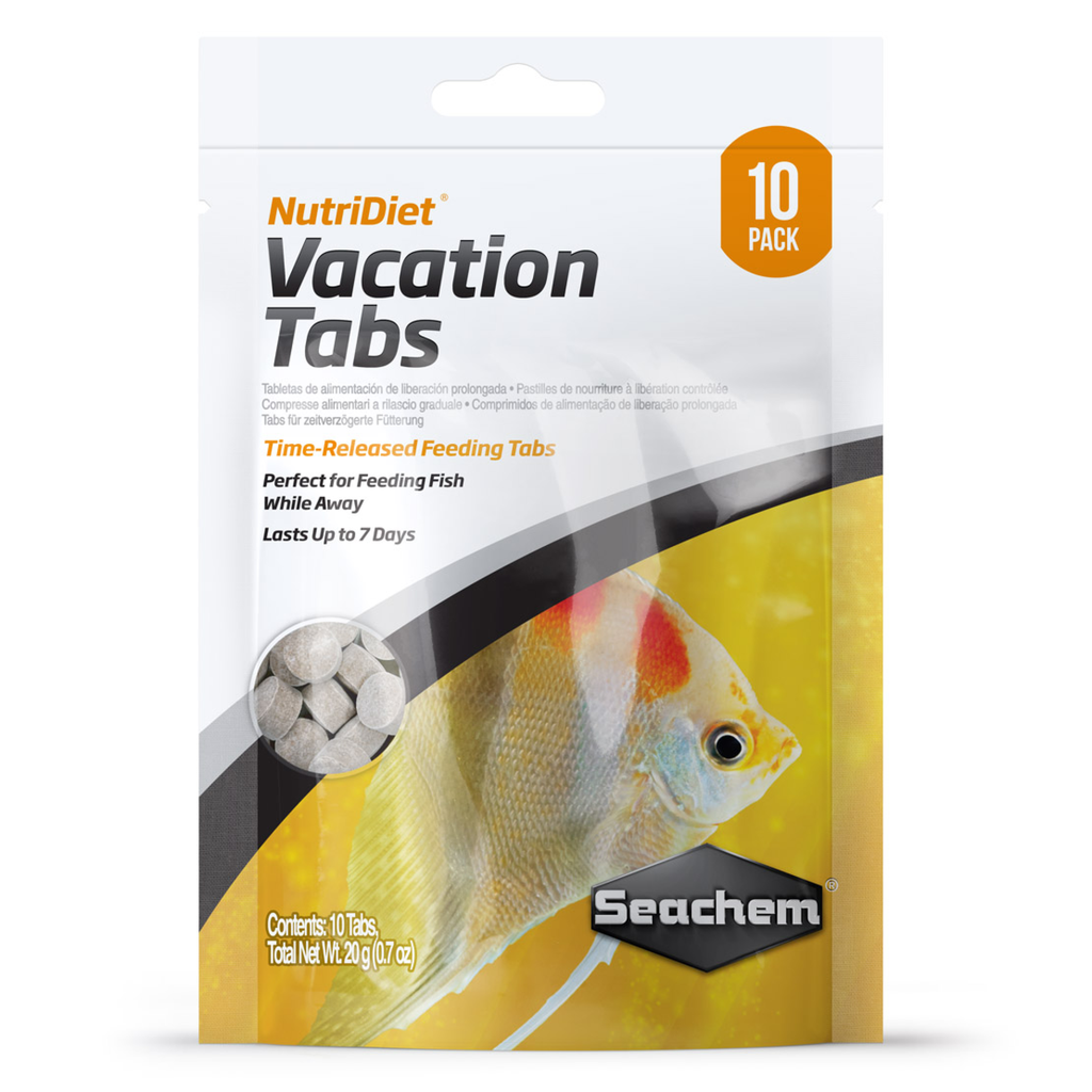 SEACHEM NutriDiet Vacation Tabs, 10/pk