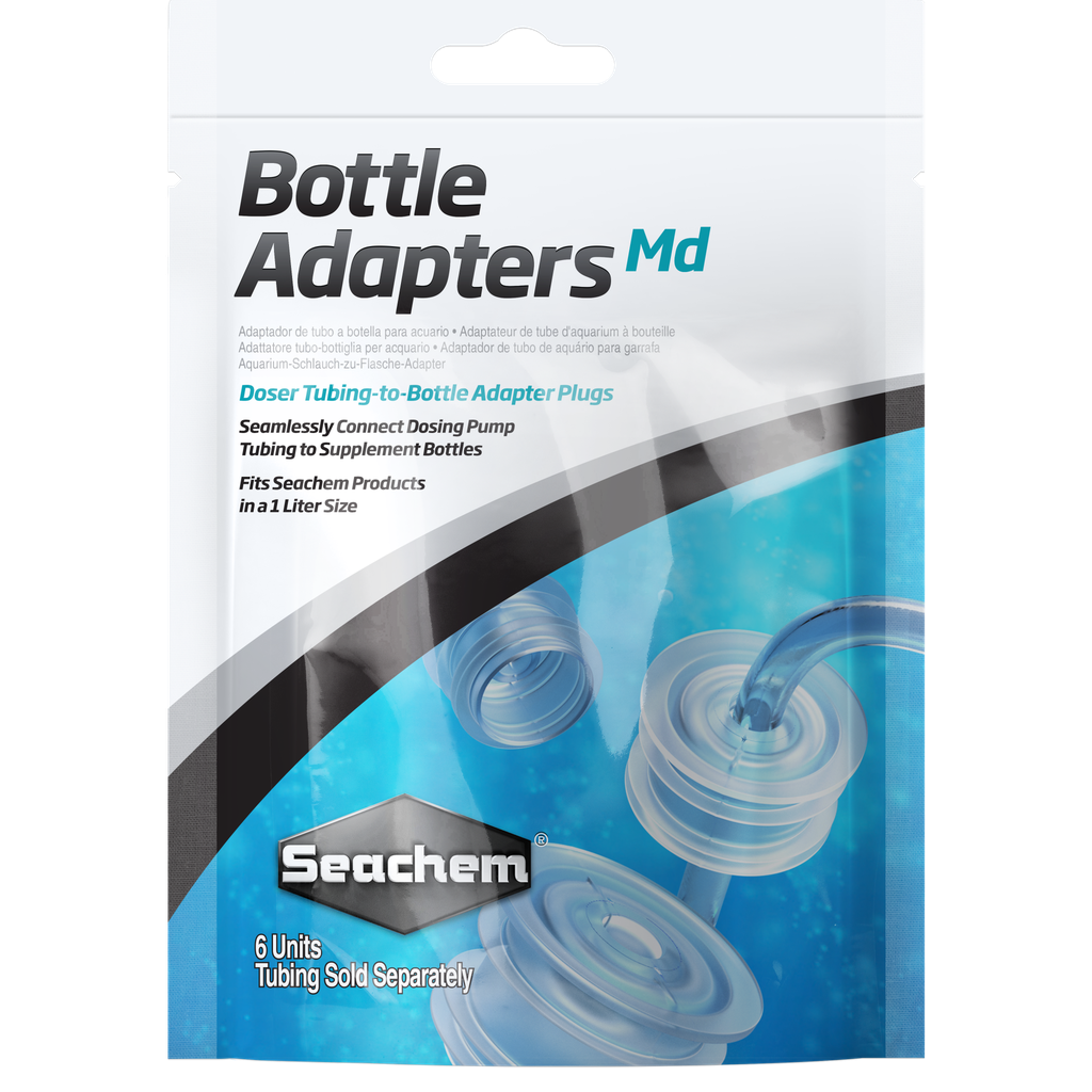 SEACHEM Bottle Adapter Medium, 6/pk
