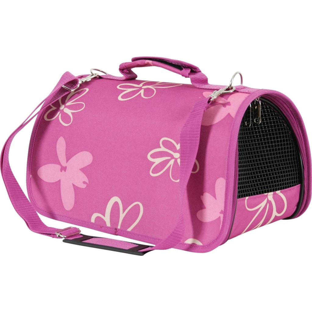 ZOLUX Pet Carrier Flower Plum, Large