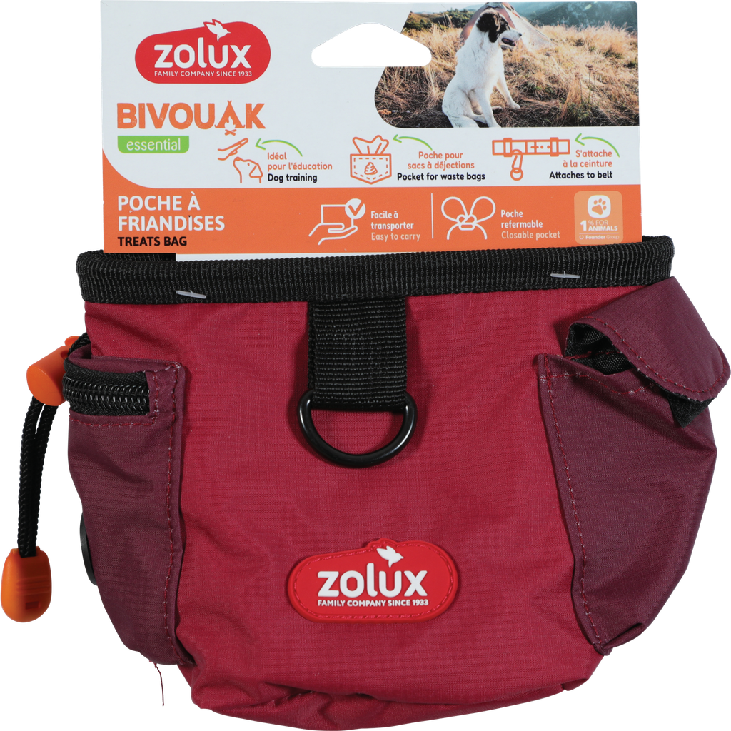 Zolux BVK Treat Bag, Red