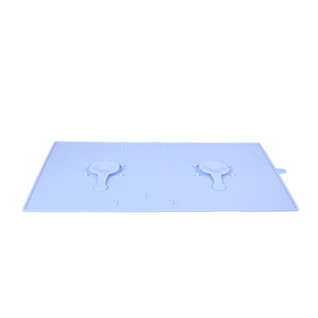 [ZL474602BLE] Zolux Silicone Bowl Mat with Suction Cup, Blue