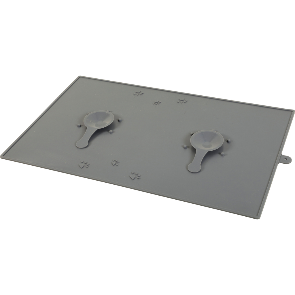 [ZL474602GRI] Zolux Silicone Bowl Mat with Suction Cup, Grey