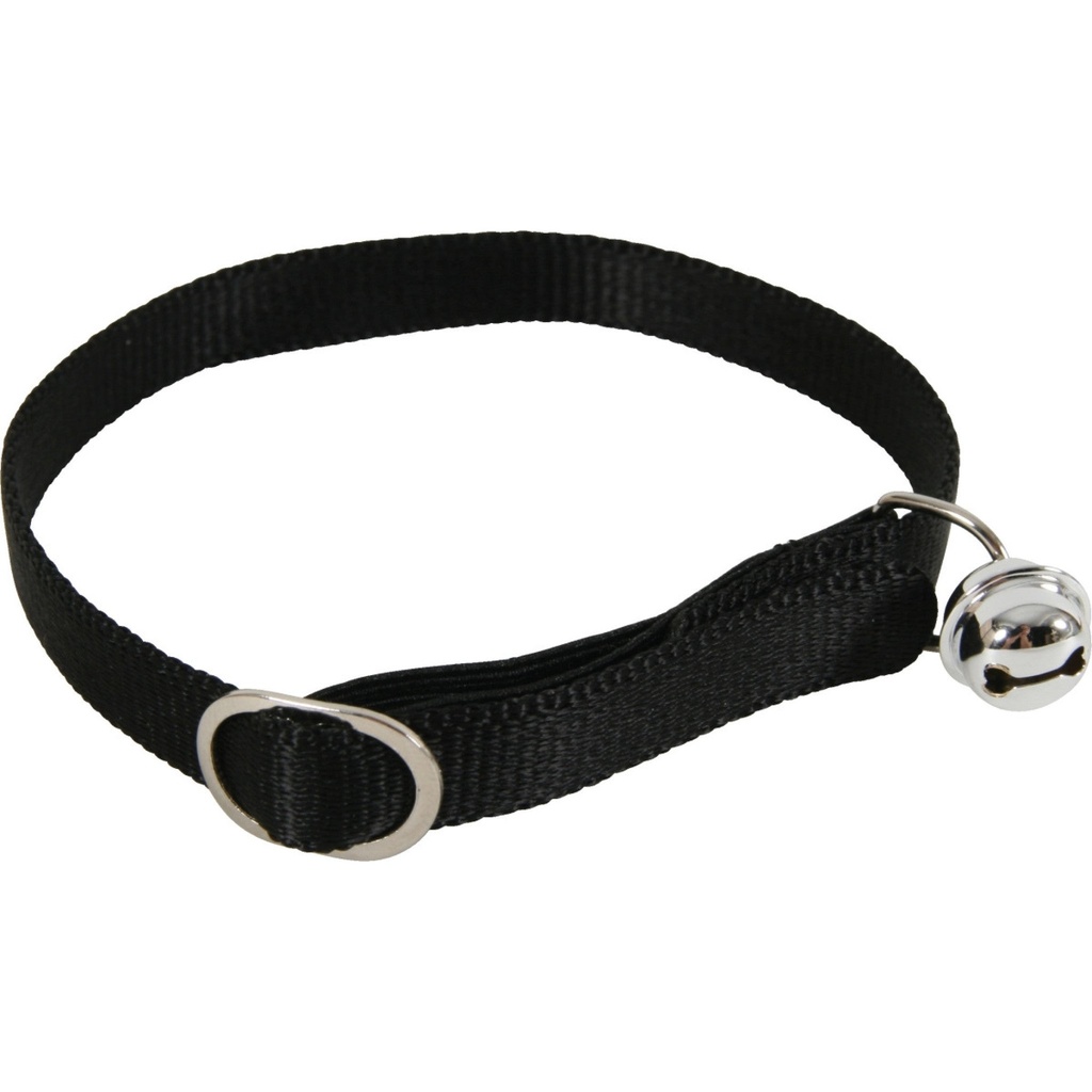 ZOLUX Nylon Collar Black, 30 cm/ 10 mm