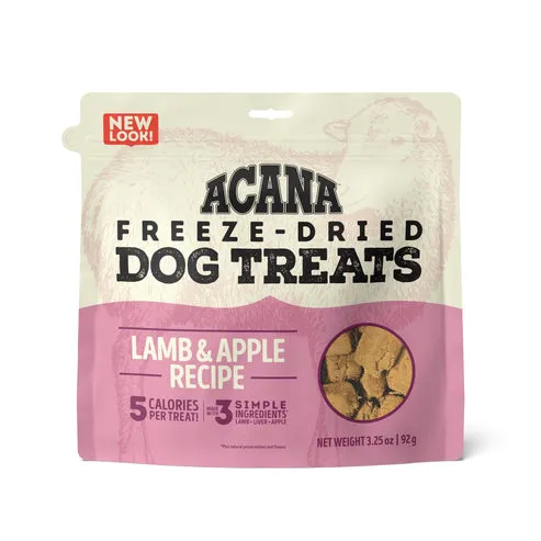 Acana Lamb & Apple Freeze-Dried Dog Treats - 92G