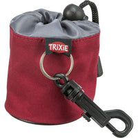 Trixie Dog Activity Mini Snack Bag for Dog Training - MAROON&GREY/7X9CM