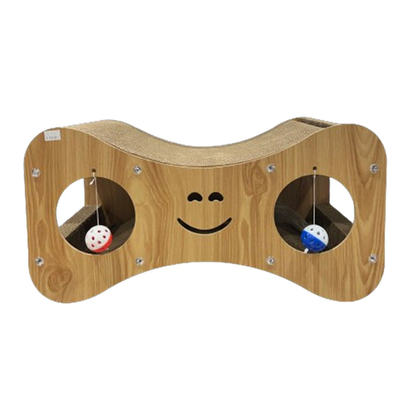 Thunder Paws Garnet Cat Cardboard Scratcher - 60X30X30CM
