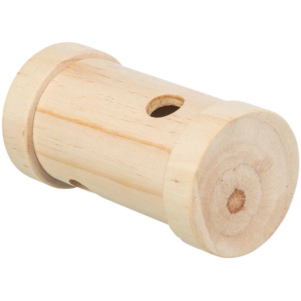 Trixie Untreated Wood Snack Roll for Small Pets - 6X11CM