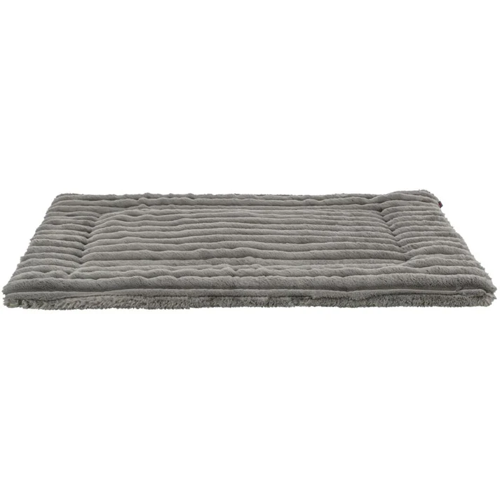 Trixie Lonni Corduroy Plush Lying Mat for Dogs Grey 130x90cm