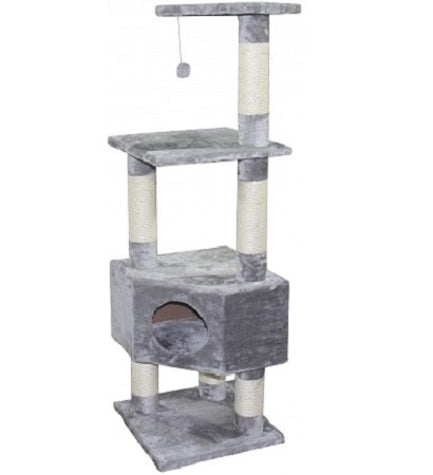 ebi Classic Cat Tree Loonaa - GREY/40X40X135CM