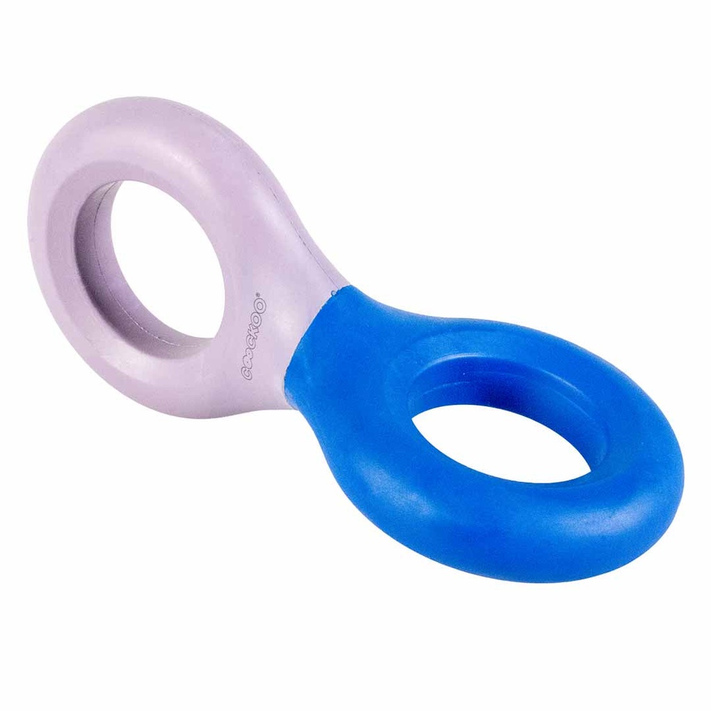 ebi Coockoo Doodle Strong Rubber Dog Toy - PURPLE&BLUE/23X10.5X3CM