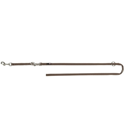 Trixie Premium Adjustable Leash for Dogs - HAZELNUT/200X2.5CM