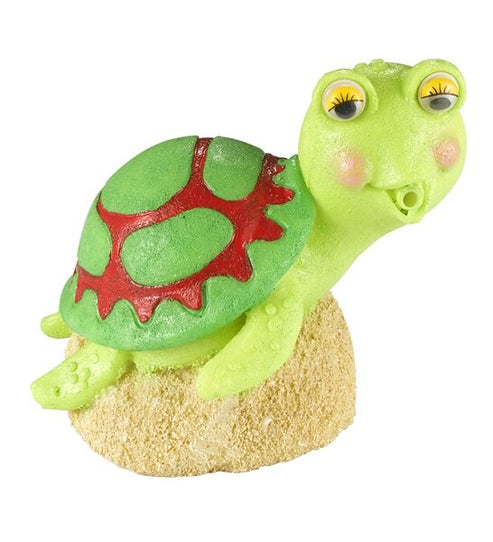 Aqua D'Ella Action Air Turtle Aquarium Décor - 8X7X8CM