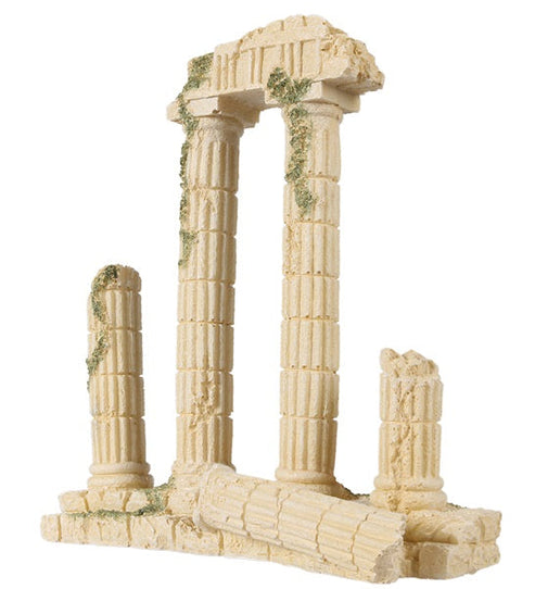 Aqua D'Ella Greek Pilar 3 Aquarium Décor - 19X7X21CM