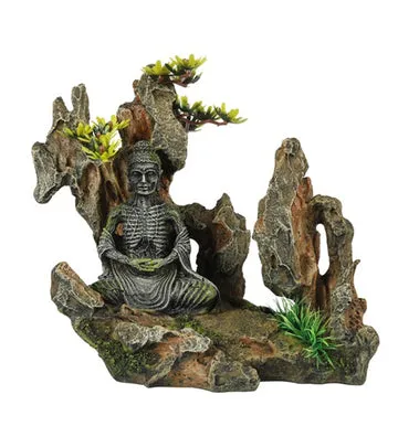 Aqua D'Ella Mountain Buddha Aquarium Décor - 20X11X18CM