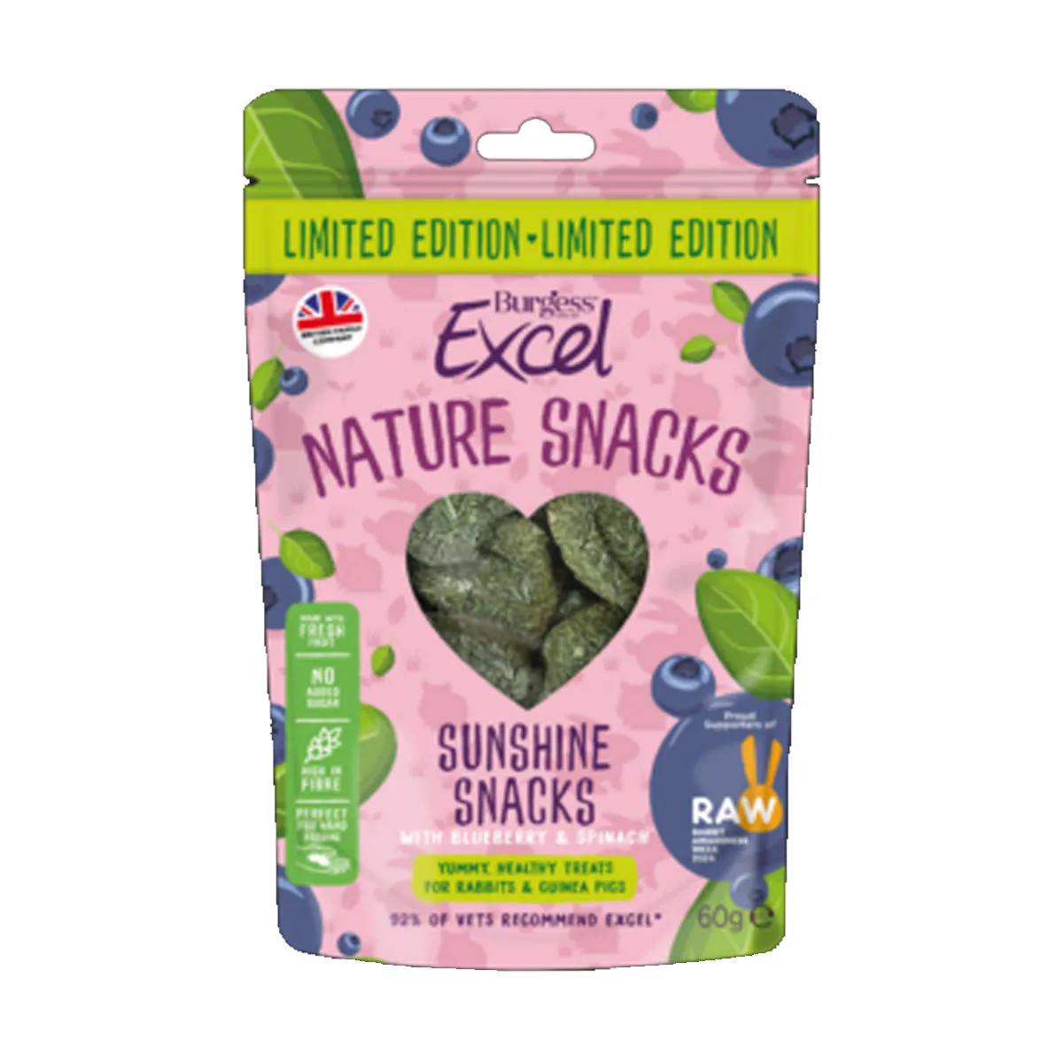 Burgess Excel Sunshine Snacks for Small Pets - 60G