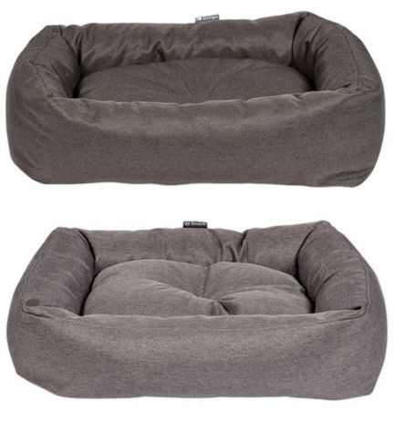 Danish Design Anti-Bacterial Snuggle Dog Bed - GREY/62X50X17CM