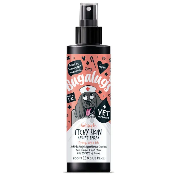 Bugalugs Antiseptic Itchy Skin & Wound Spray for Pets - 200ML