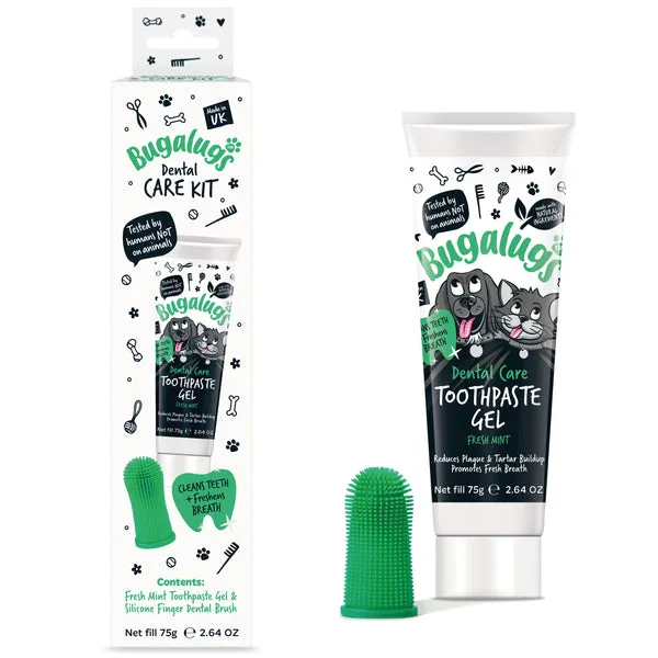 Bugalugs Dental Care Kit 2 for Dogs & Cats - 75G