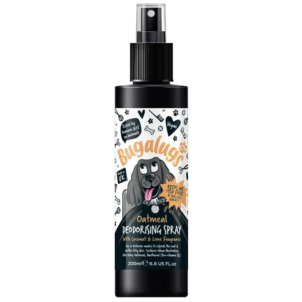 Bugalugs Oatmeal with Coconut & Lime Dog Deodorising Spray - 200ML
