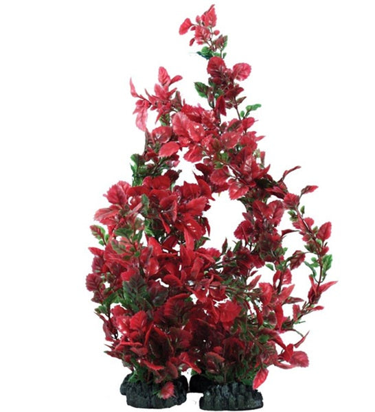 Hugo Kamishi Rose Leaf Aquarium Plant Décor - GREEN/40CM
