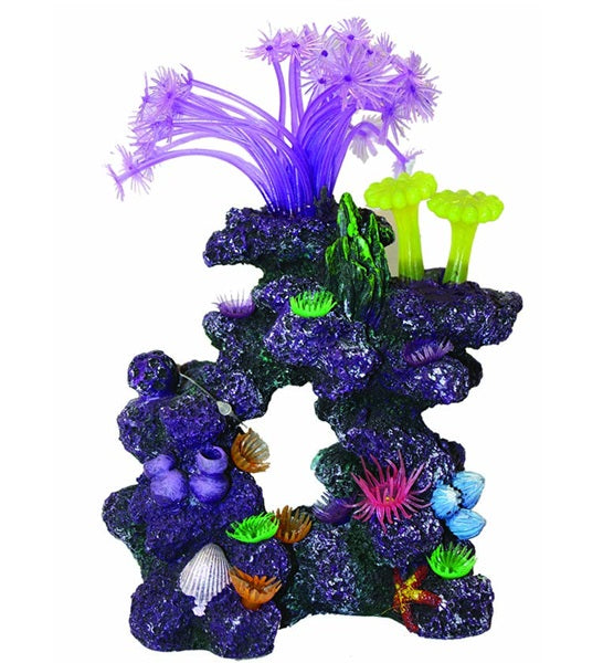 Hugo Kamishi Coral Sculpture P Aquarium Décor - 14X9X18