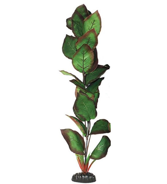 Hugo Kamishi Cryptocorne Silk Aquarium Plant Décor - GREEN&RED/30CM