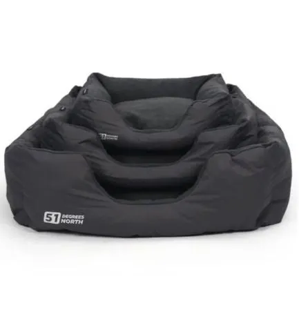 51DN Storm Soft Bed for Dogs - IMPERIAL GREY/70X50X25CM