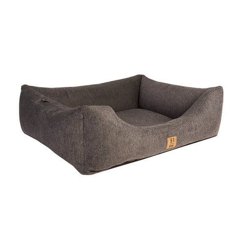 51DN Como Soft Bed for Dogs - GRAPHITE/77X65X25CM