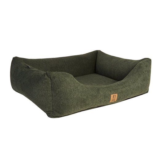 51DN Como Soft Bed for Dogs - WINTER MOSS/96X80X26CM