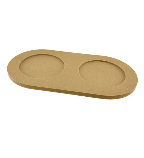 Pino Serving Tray - CAMEL BROWN/41.5X22CM