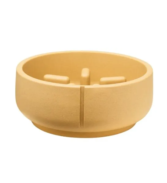 Pino Solid Slow Feeder - CAMEL BROWN/18X8CM
