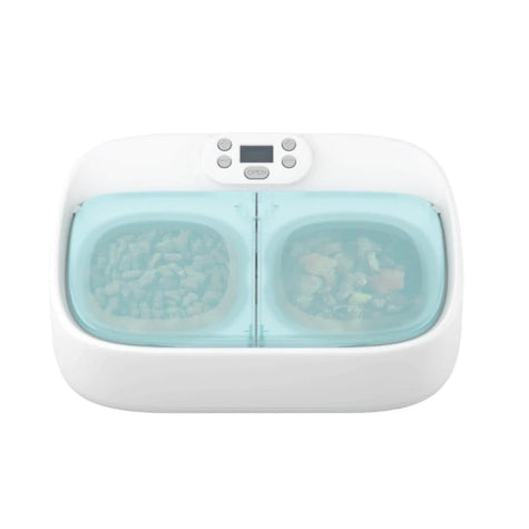 Petoneer Two Meal Feeder - WHITE/30X22X9CM