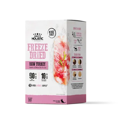 Absolute Holistic Freeze Dried Raw Turkey Patty Dry Cat Food - 360G