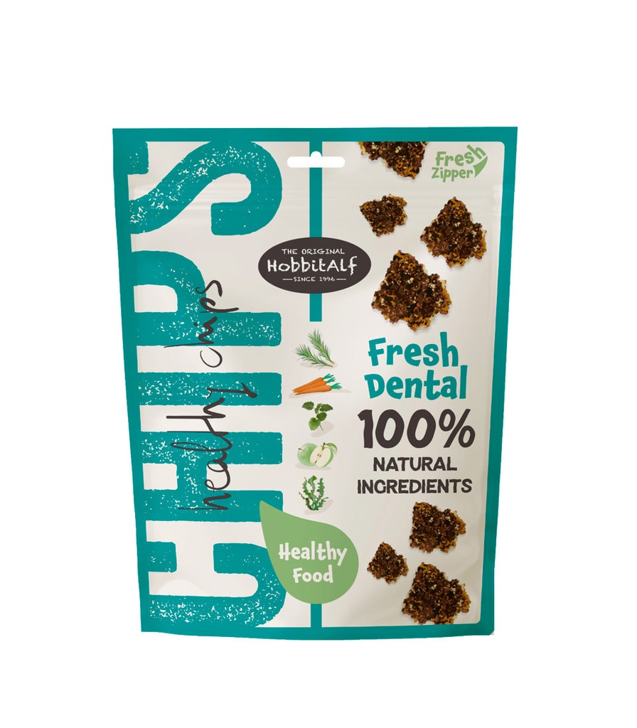 Hobbitalf Healthy Chips Fresh Dental Dog Treats - 180G