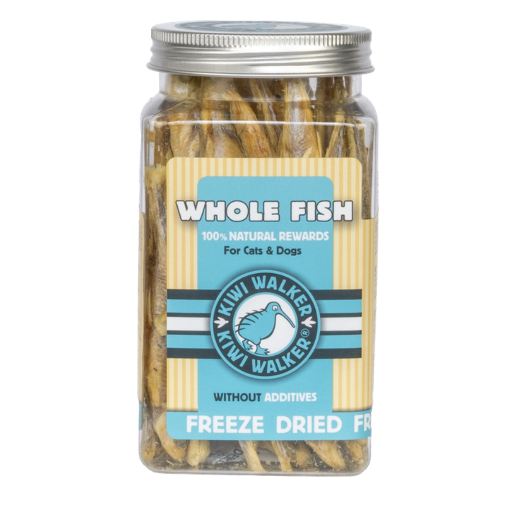 KIWI WALKER Freeze Dried Whole Fish Dogs&Cat Treats - 70G