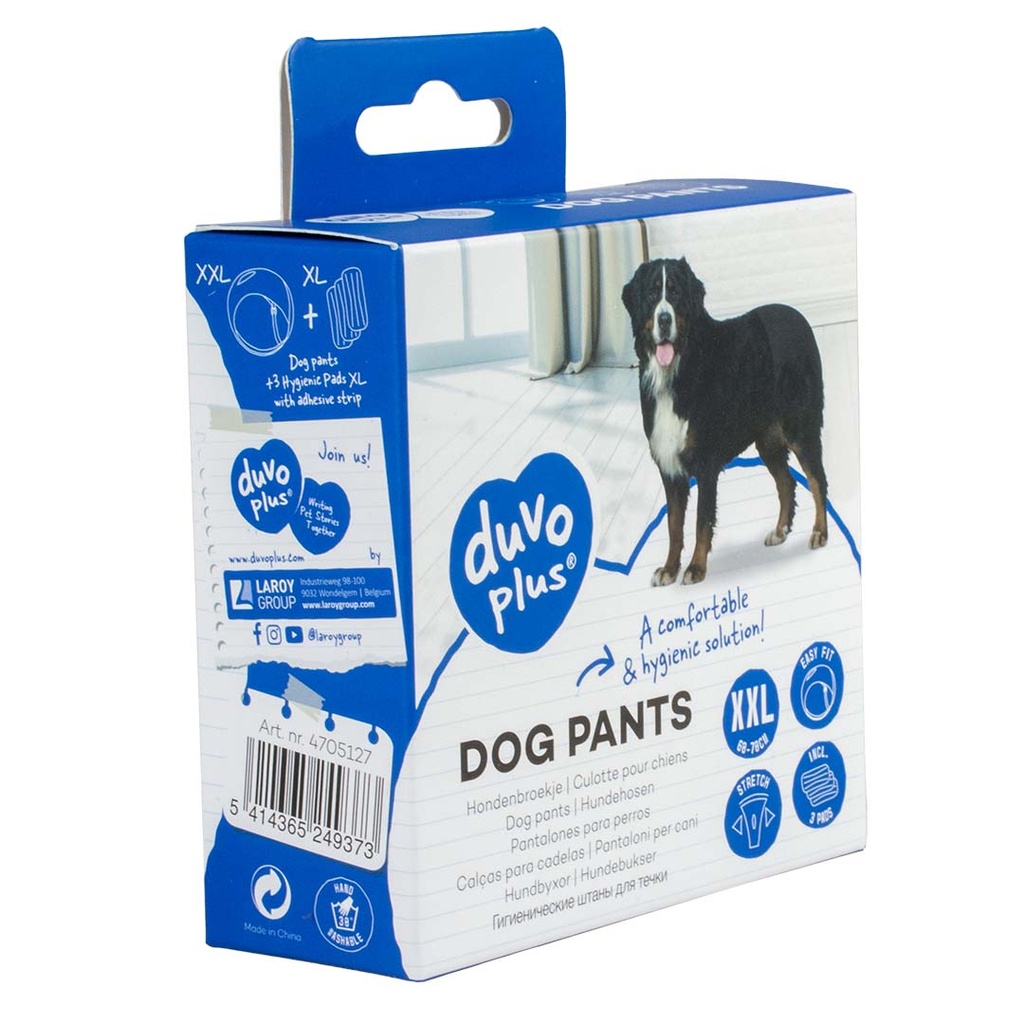 Duvo+ Dog Pants XXL 60-70cm