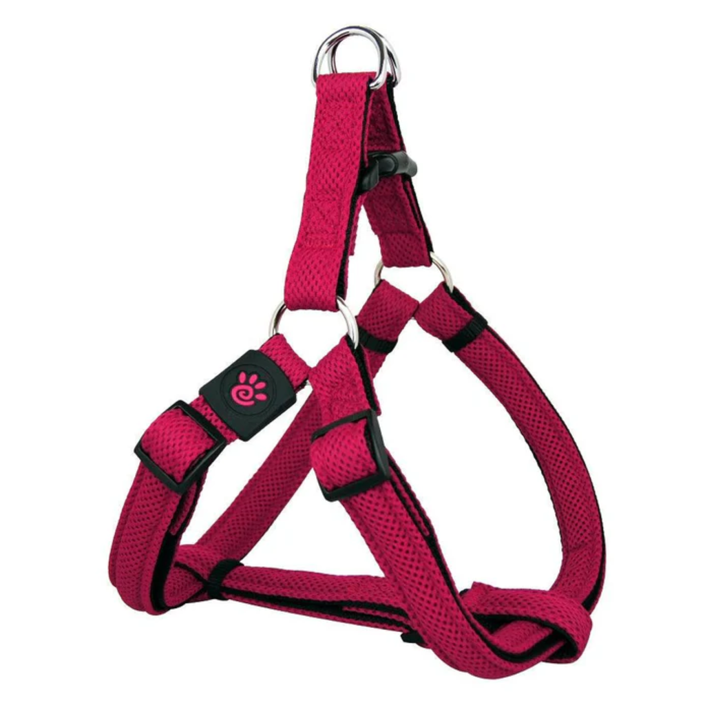 Doco Puffy Air Step- In Harness Medium-2.5 x 53-77cm-Rasberry pink