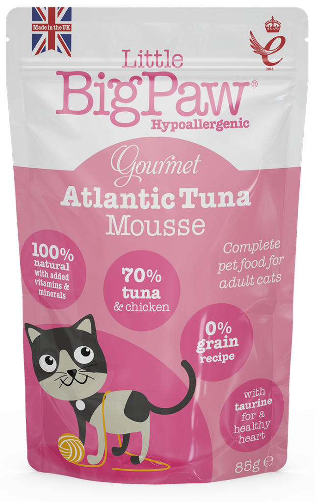Little BigPaw Gourmet Atlantic Tuna Mousse Wet Cat Food 85g 85G