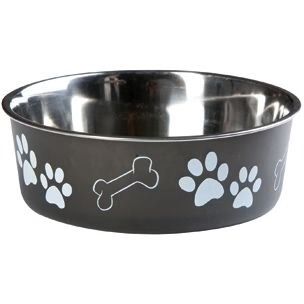 Flamingo Bella Kena Dog Bowl BLACK-14CM