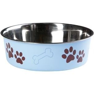 Flamingo Bella Kena Dog Bowl BLUE-14CM