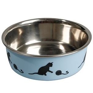 Flamingo Bella Kena Cat Bowl BLUE-11CM