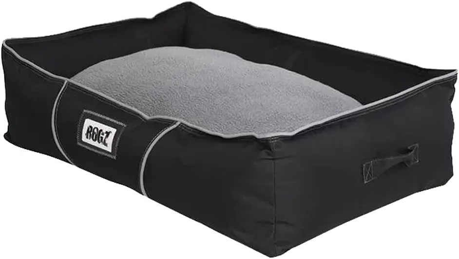 Rogz Lekka Cushioned Dog Bed BLACK-Small