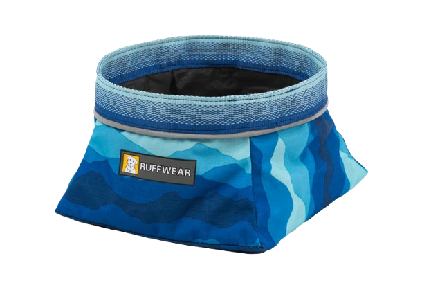 Ruffwear Quencher Cinch Top Packable Dog Bowl Coastal Mountain-M