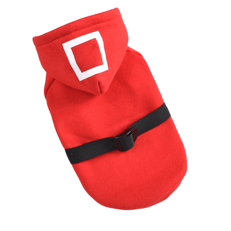 Hong Pet Squid Game Pattern Cloth -Red - L