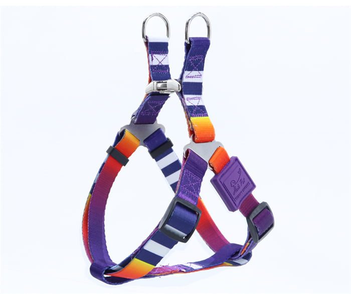 Helepet Faux Nylon Dog Harness - S, Grandual change