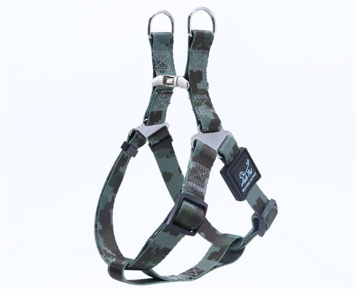Helepet Faux Nylon Dog Harness - L, Camouflag